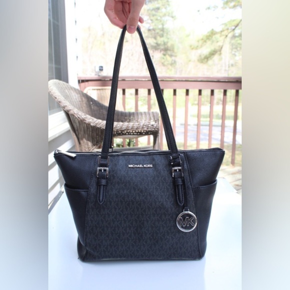 Michael Kors Handbags - Michael Kors Charlotte logo tote bag